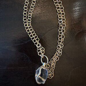 Stella & Dot Snake Orb Pendant Necklace